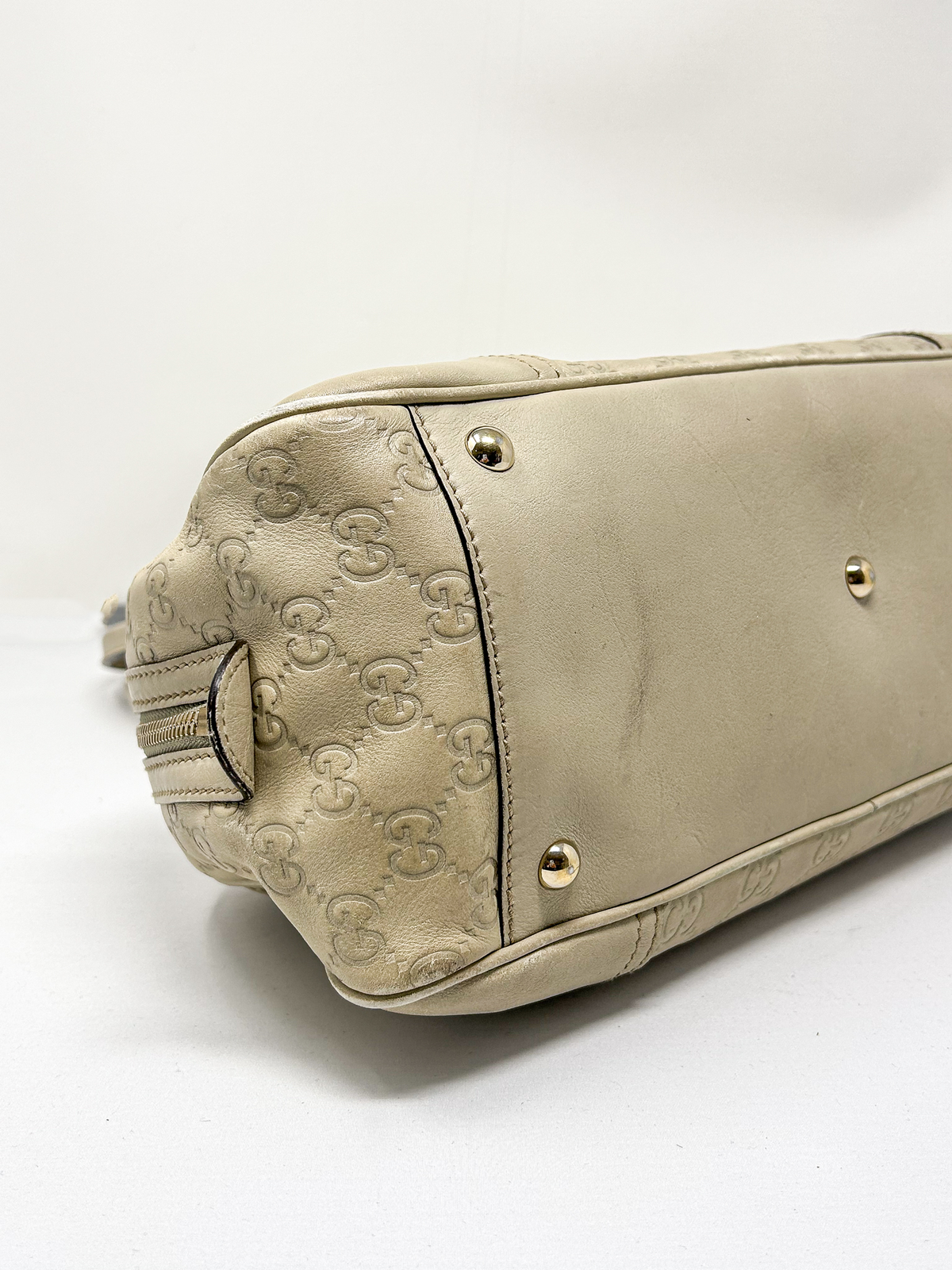 Gucci Leather Princy Boston Bag
