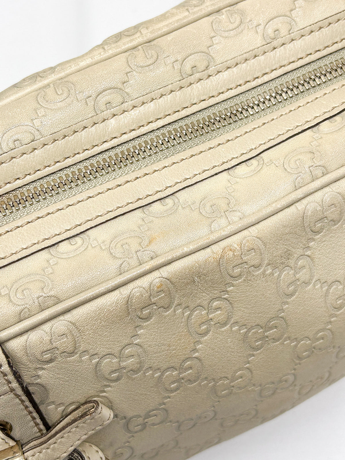 Gucci Leather Princy Boston Bag