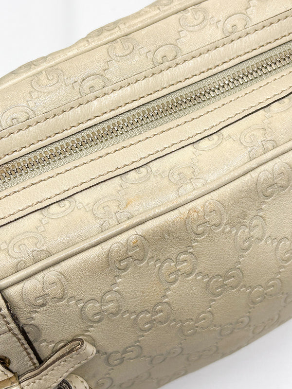 Gucci Leather Princy Boston Bag