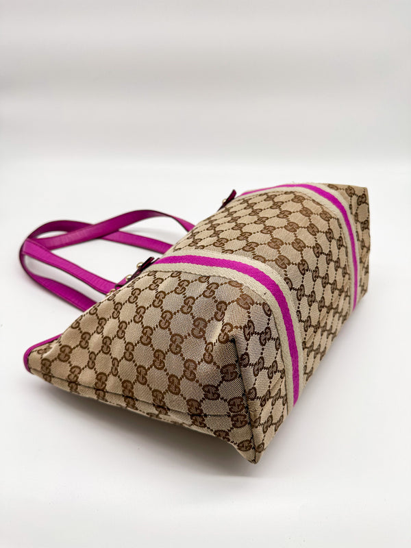 Gucci Jolicoeur GG Canvas Tote Bag