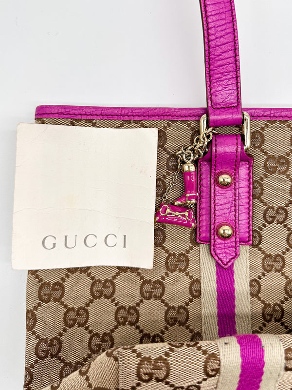 Gucci Jolicoeur GG Canvas Tote Bag