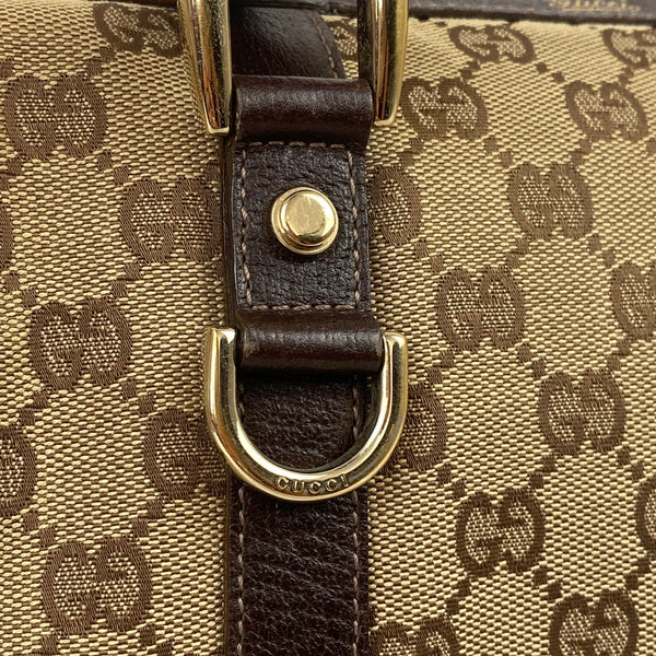 Gucci Monogram Abbey Boston D-Ring Tote