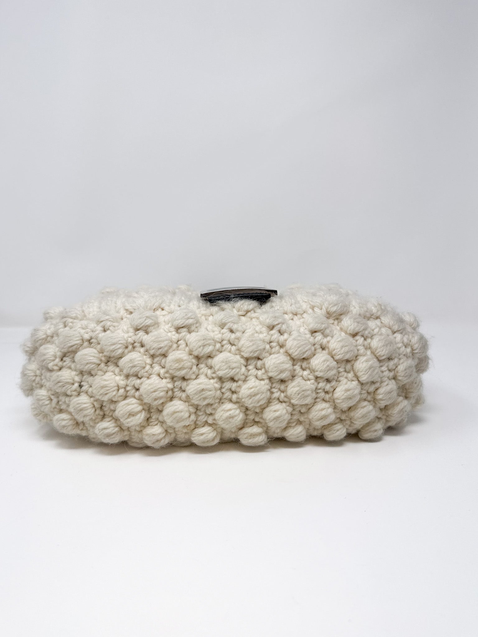 Fendi Fall 1999 Ready To Wear Ivory Knit Baguette
