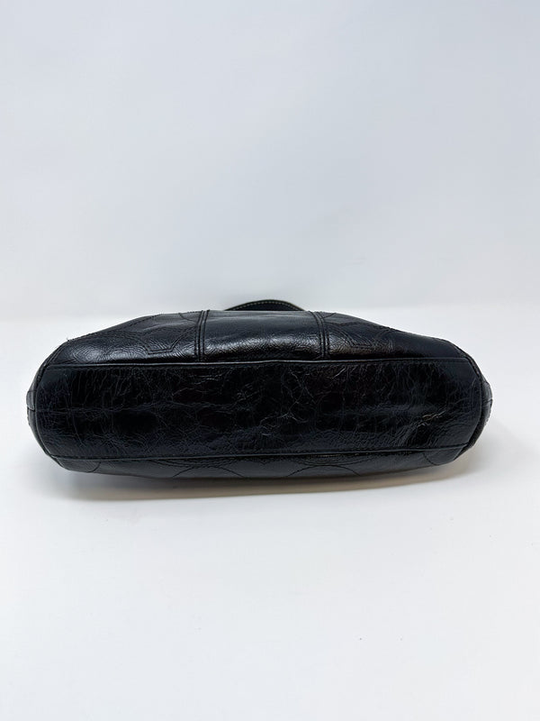 Coach Signature Embossed Shoulder Bag