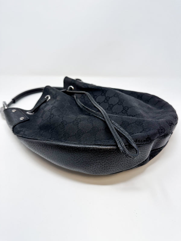 Gucci GG Canvas Drawstring Hobo