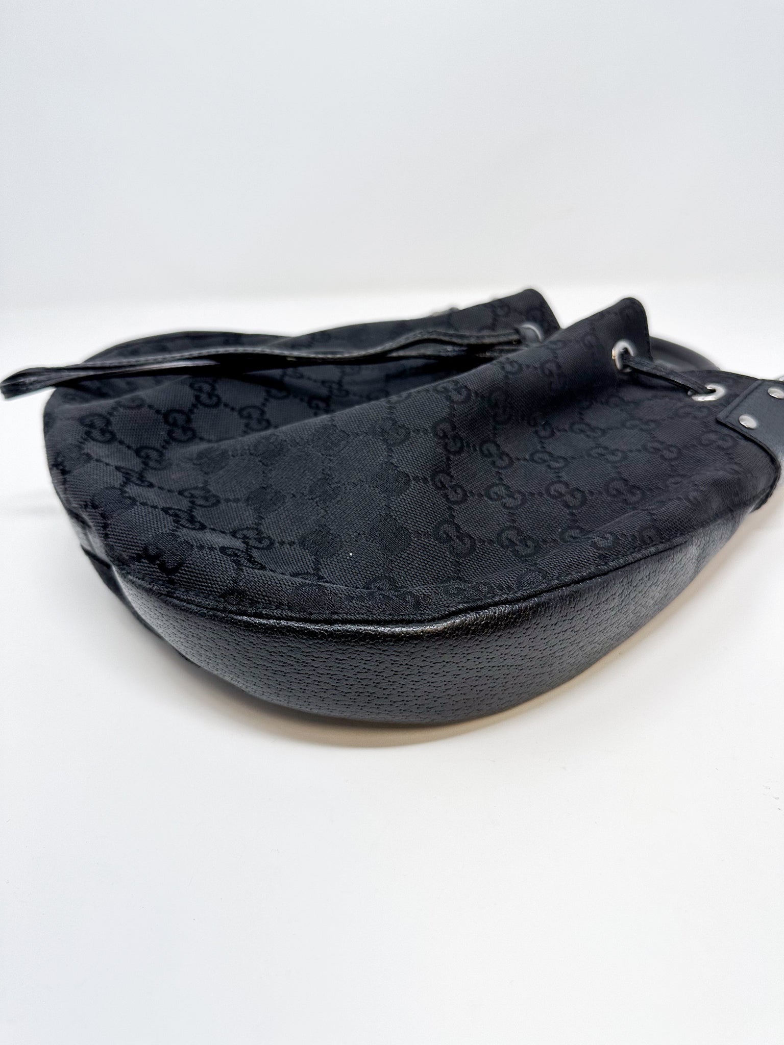 Gucci GG Canvas Drawstring Hobo
