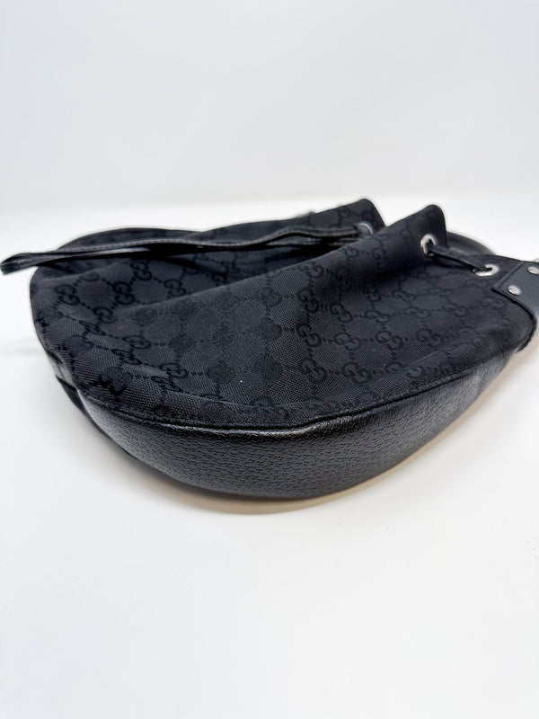 Gucci GG Canvas Drawstring Hobo