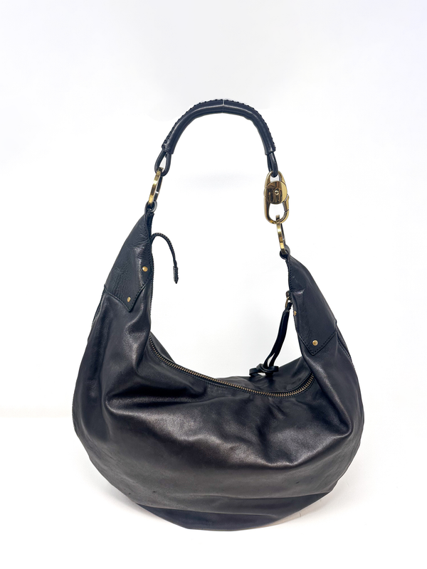 Gucci Leather Moon Hobo Bag