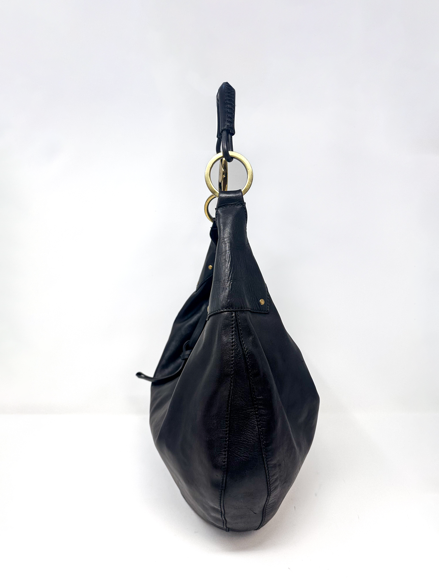 Gucci Leather Moon Hobo Bag