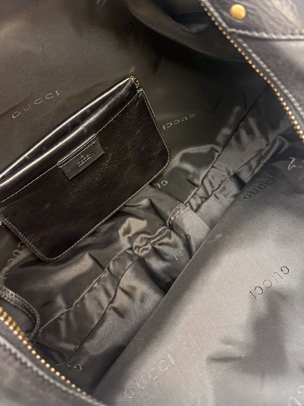 Gucci Leather Moon Hobo Bag