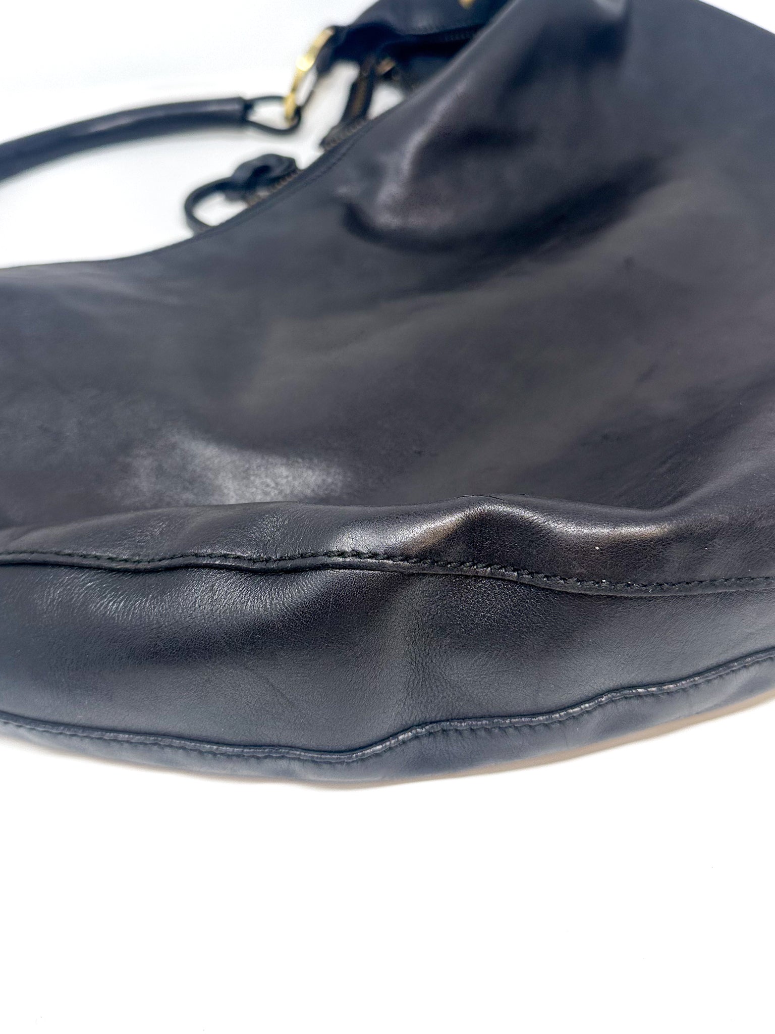 Gucci Leather Moon Hobo Bag
