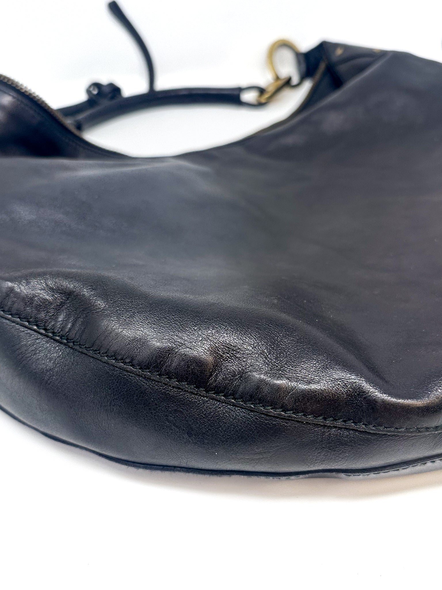 Gucci Leather Moon Hobo Bag