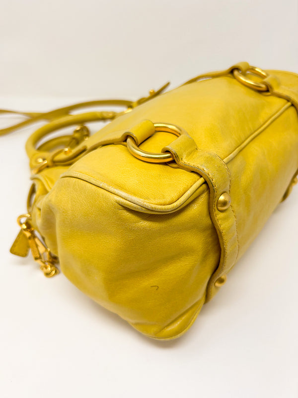 Miu Miu Vitello Lux Satchel Bag