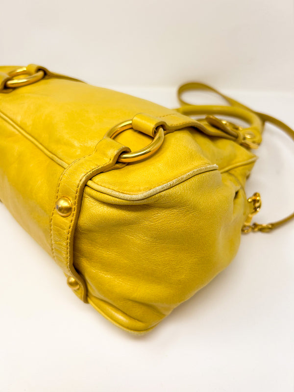 Miu Miu Vitello Lux Satchel Bag