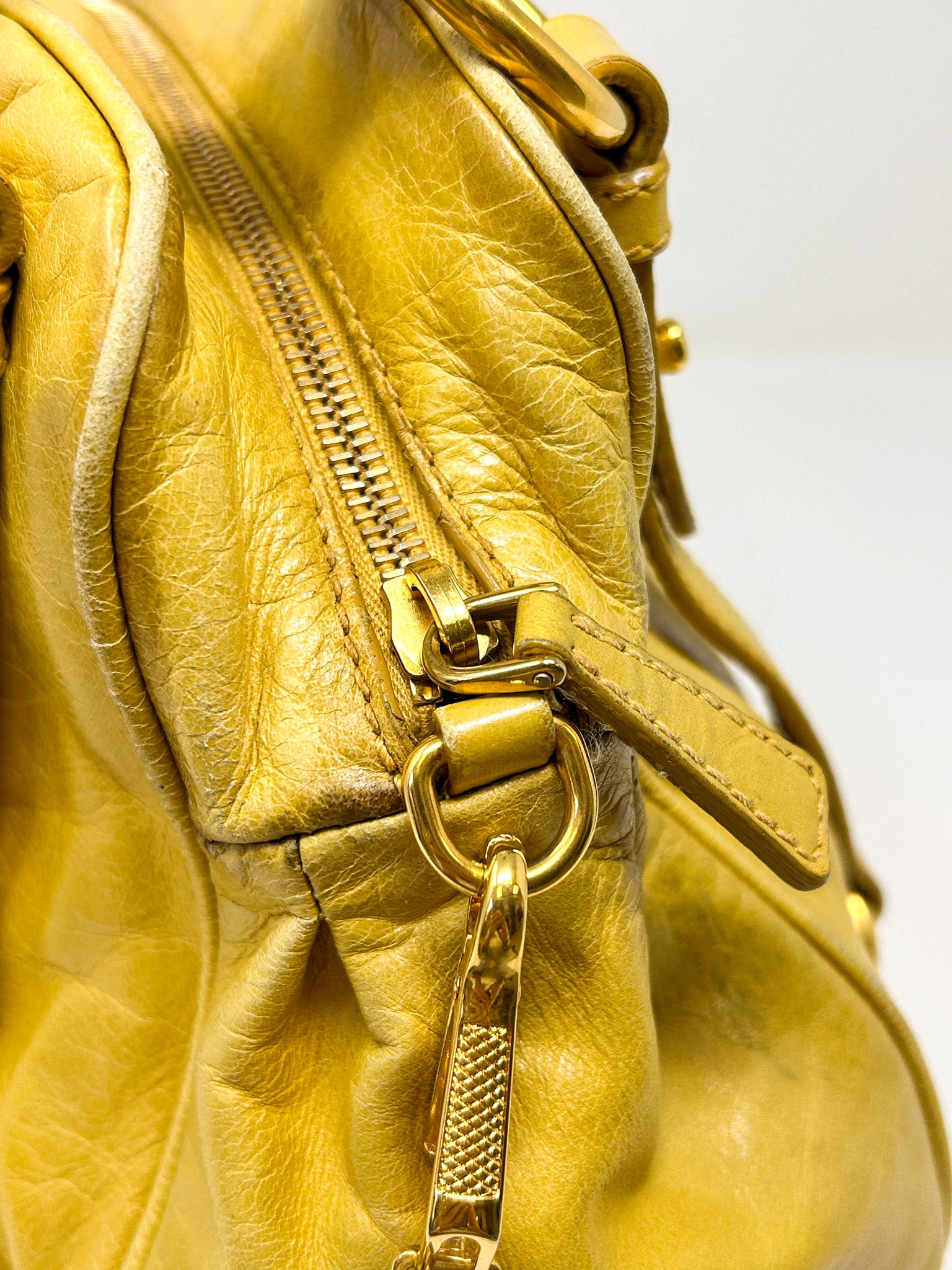 Miu Miu Vitello Lux Satchel Bag