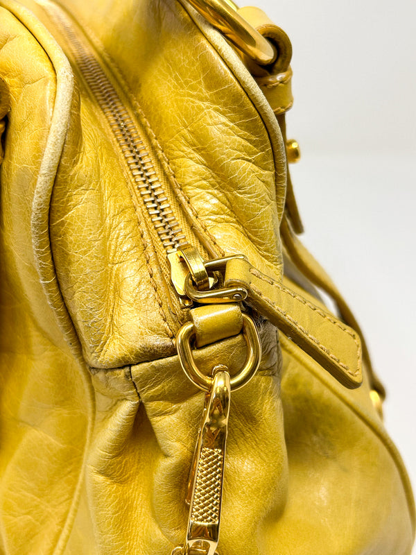 Miu Miu Vitello Lux Satchel Bag