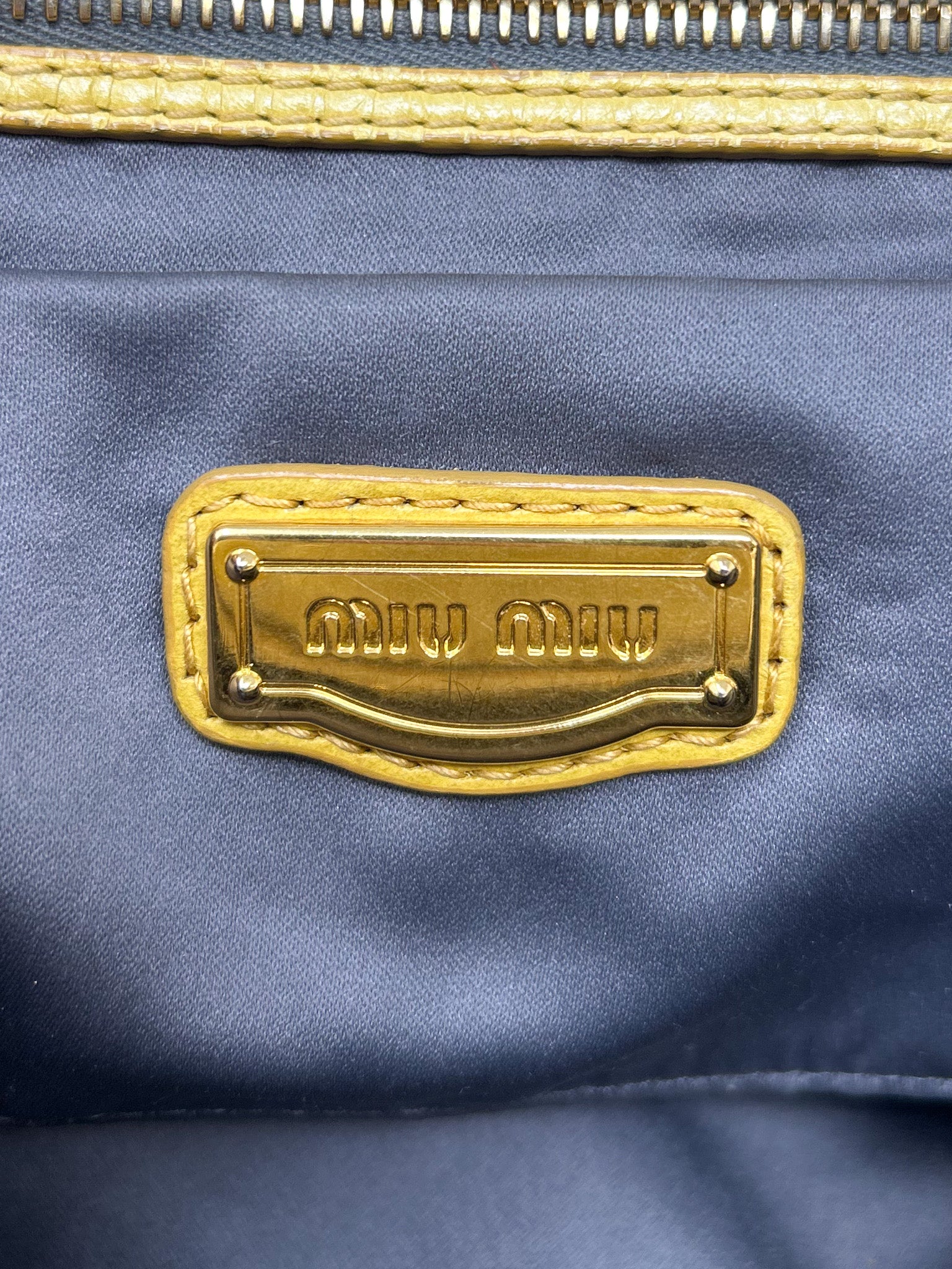 Miu Miu Vitello Lux Satchel Bag