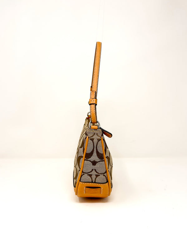 Coach Signature Demi Mini Pouch Shoulder Bag