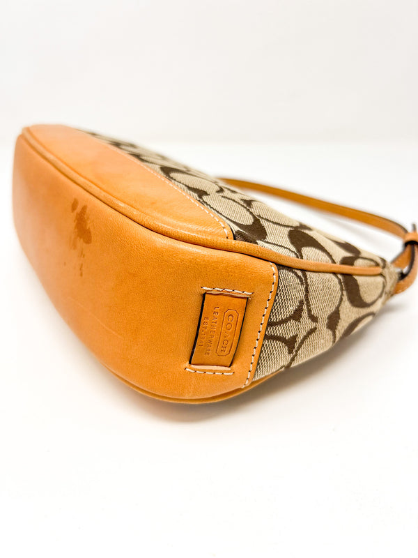 Coach Signature Demi Mini Pouch Shoulder Bag