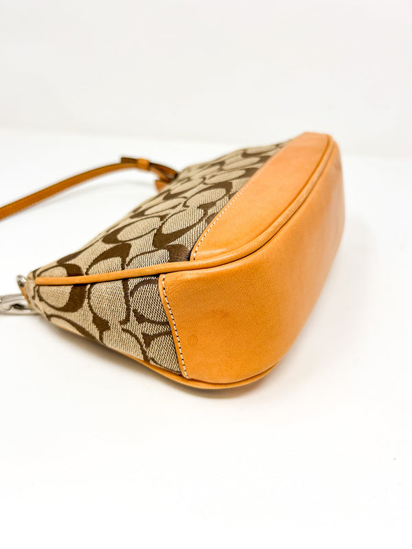 Coach Signature Demi Mini Pouch Shoulder Bag