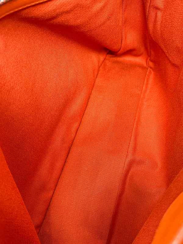Celine Orange Leather Boogie Bag