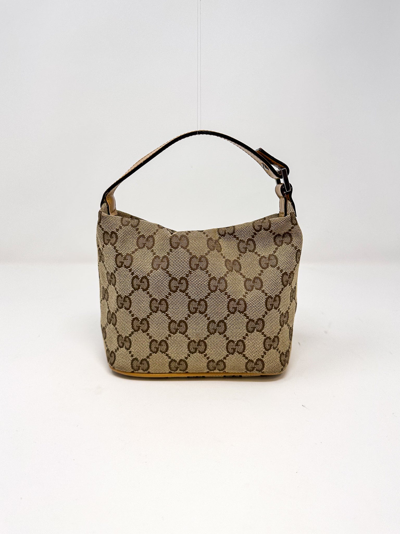 Gucci GG Canvas Mini Hobo Bag