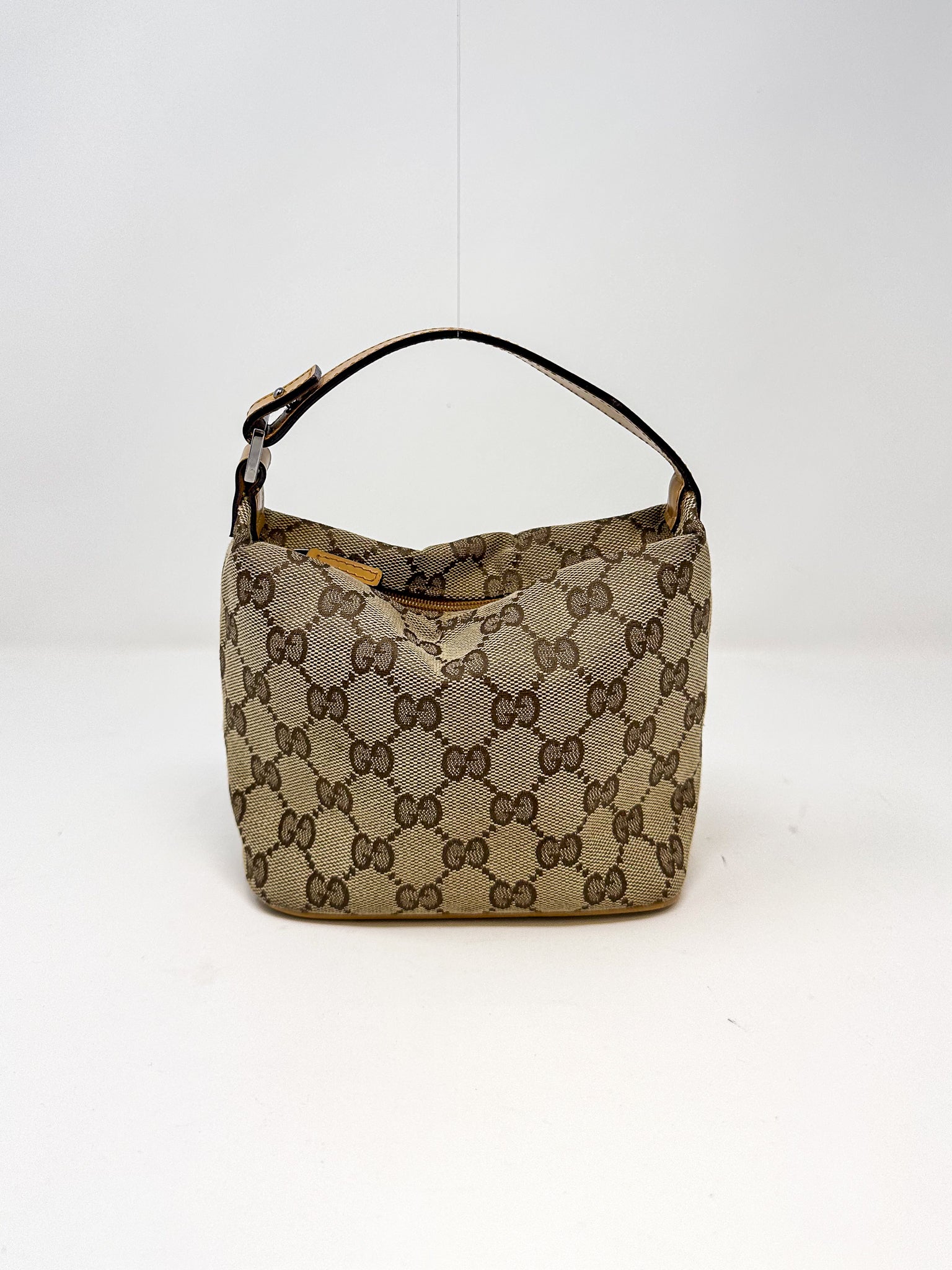Gucci GG Canvas Mini Hobo Bag