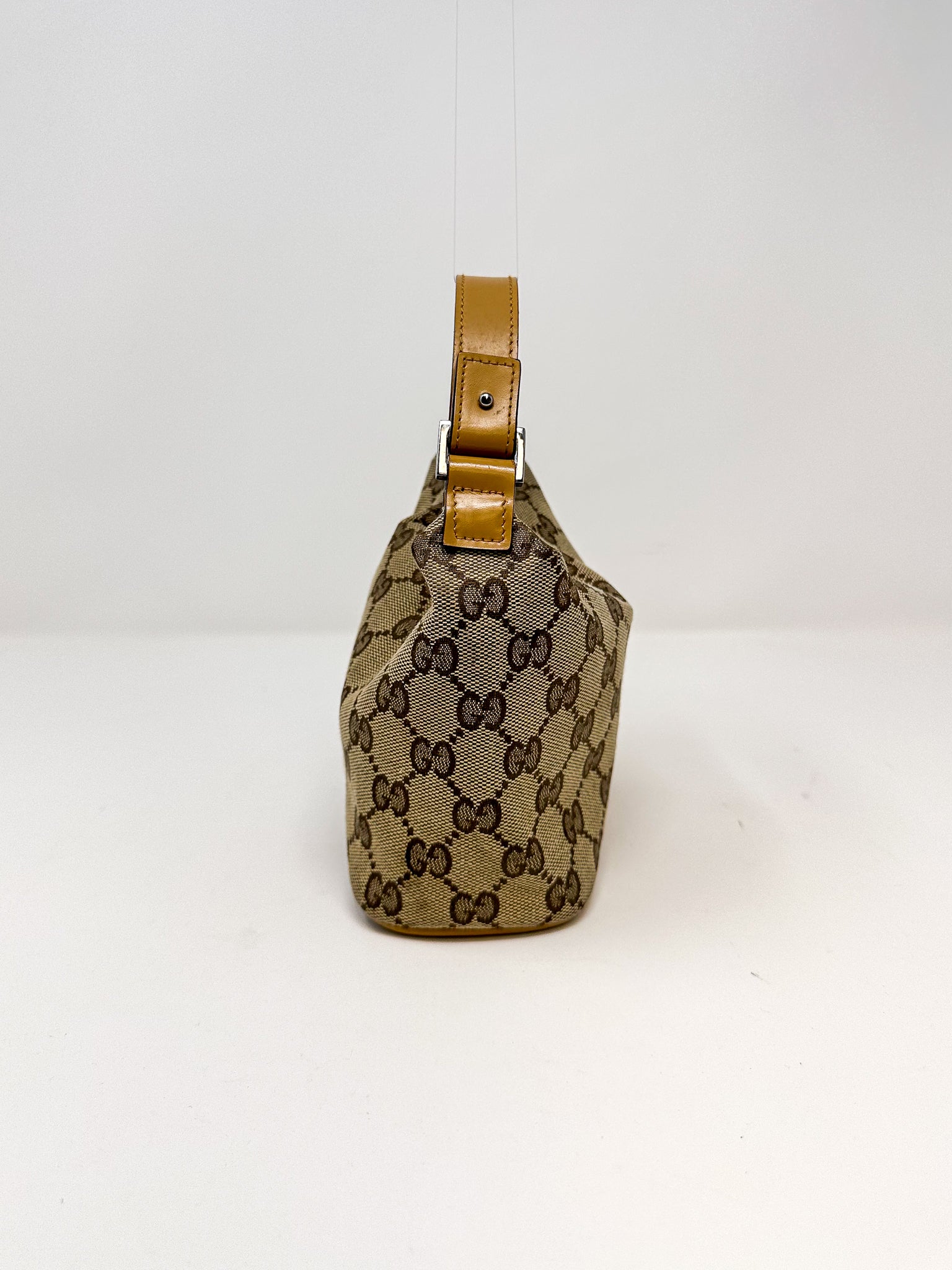 Gucci GG Canvas Mini Hobo Bag