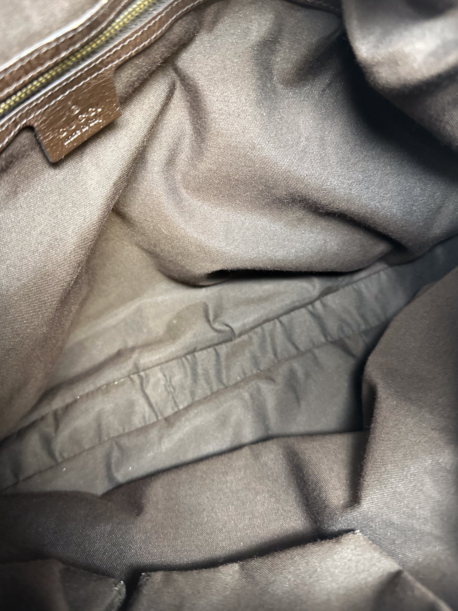 Gucci GG Canvas Drawstring Hobo Bag