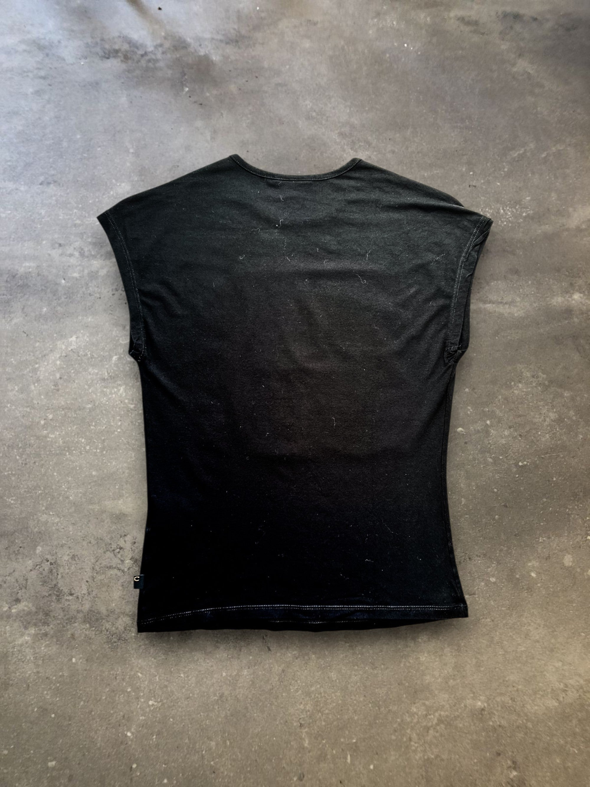 Just Cavalli Embellished Logo Cap Sleeve T-Shirt