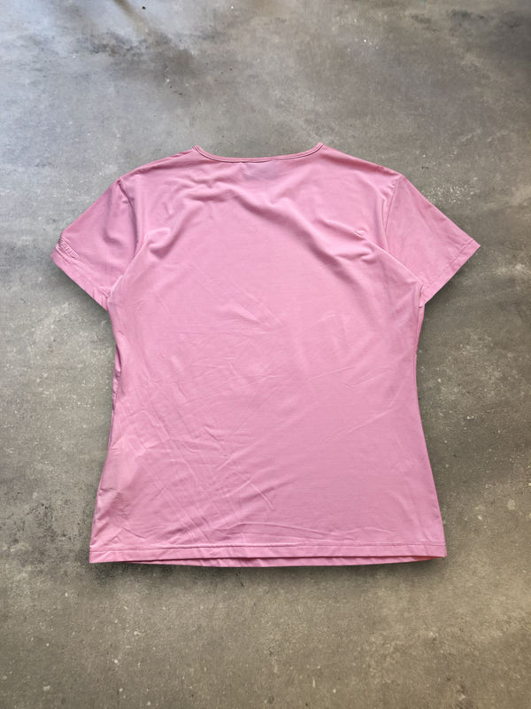 Fendi Jeans Baby Pink Short Sleeve T-Shirt