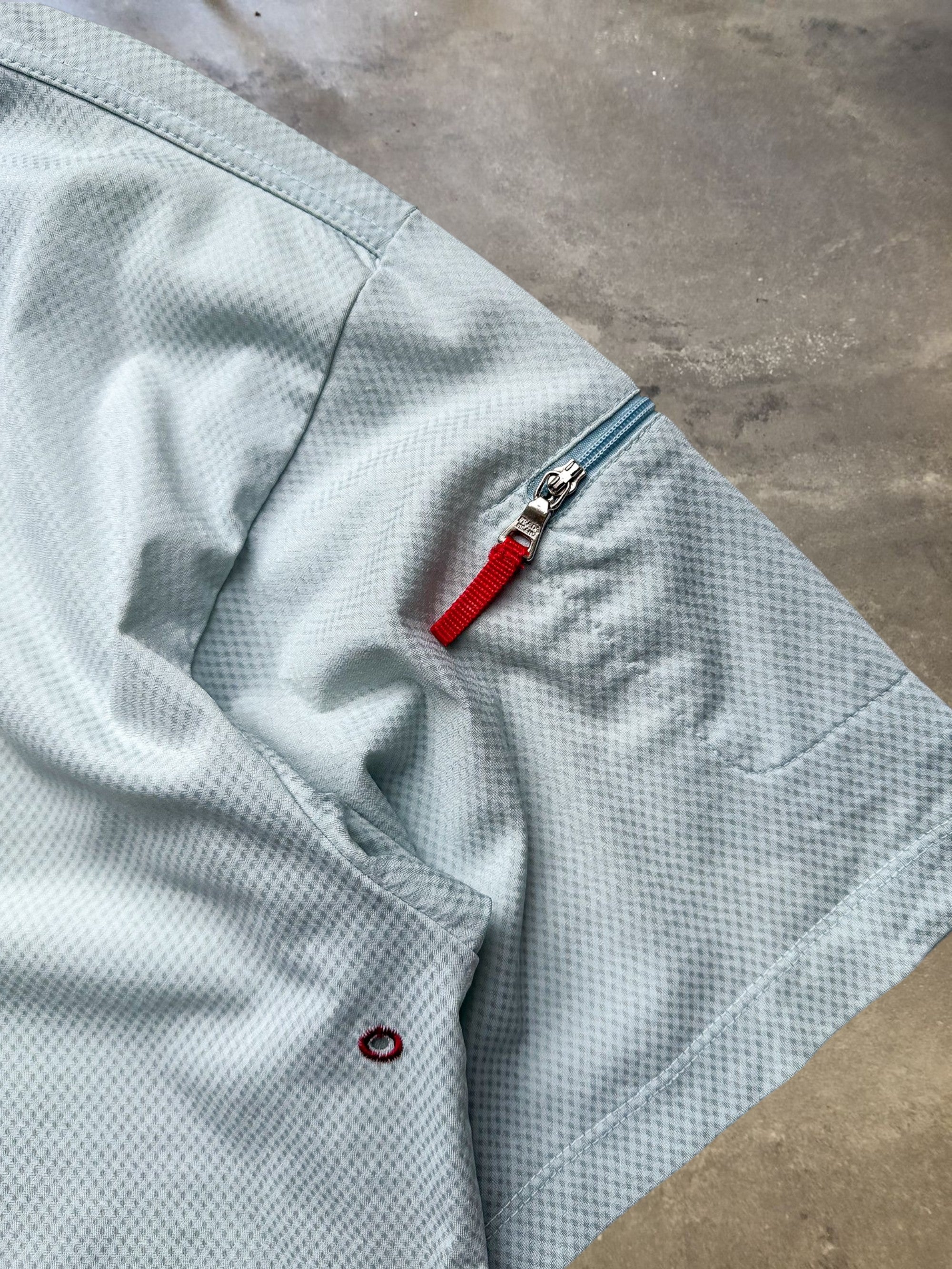 Prada Sport Light Blue Technical Polo Shirt