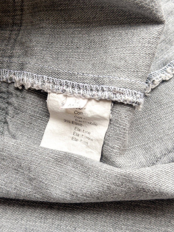 Miss Blumarine Jeans Grey Pleated Denim Cargo Mini Skirt