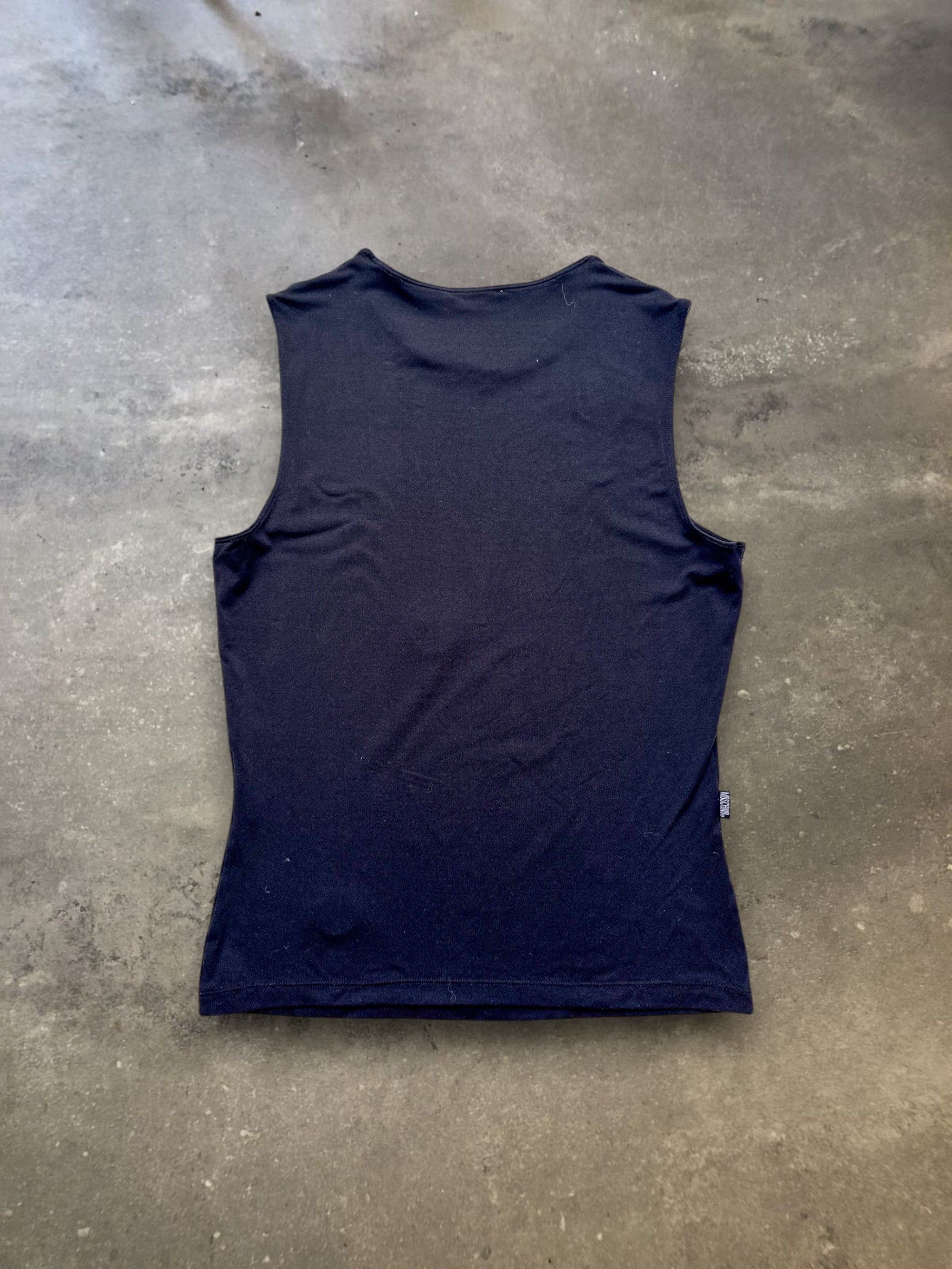 Moschino Jeans Sequin Polka Dot Tank Top