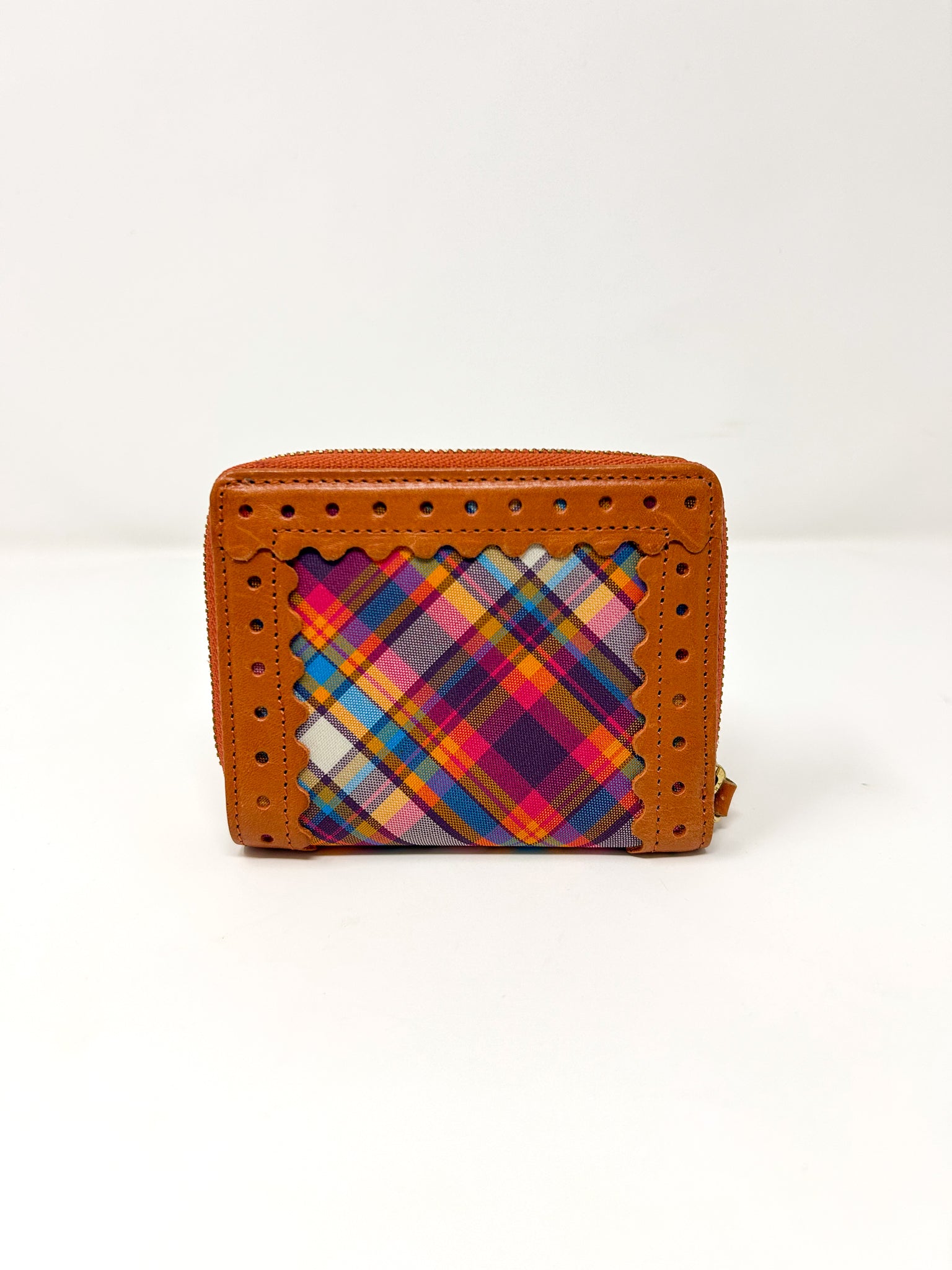 Vivienne Westwood Tartan Zip Compact Wallet