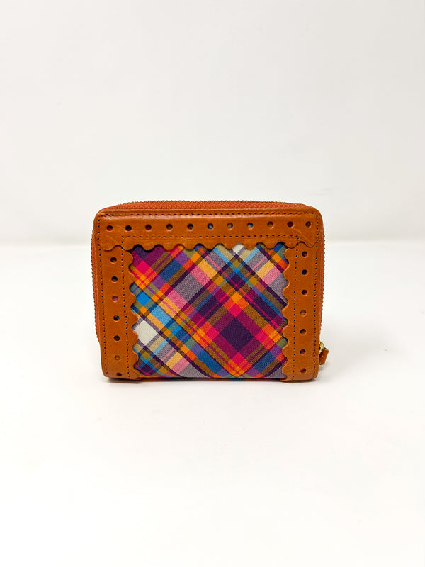 Vivienne Westwood Tartan Zip Compact Wallet
