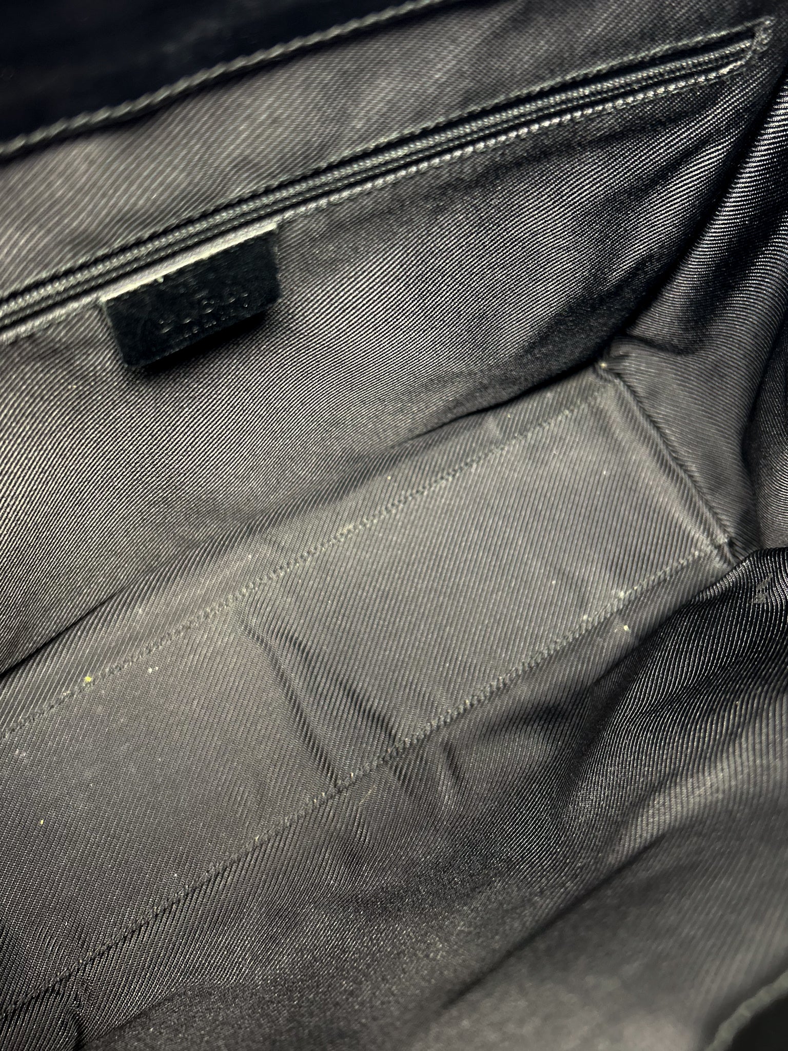 Gucci Black GG Canvas Jackie Shoulder Bag