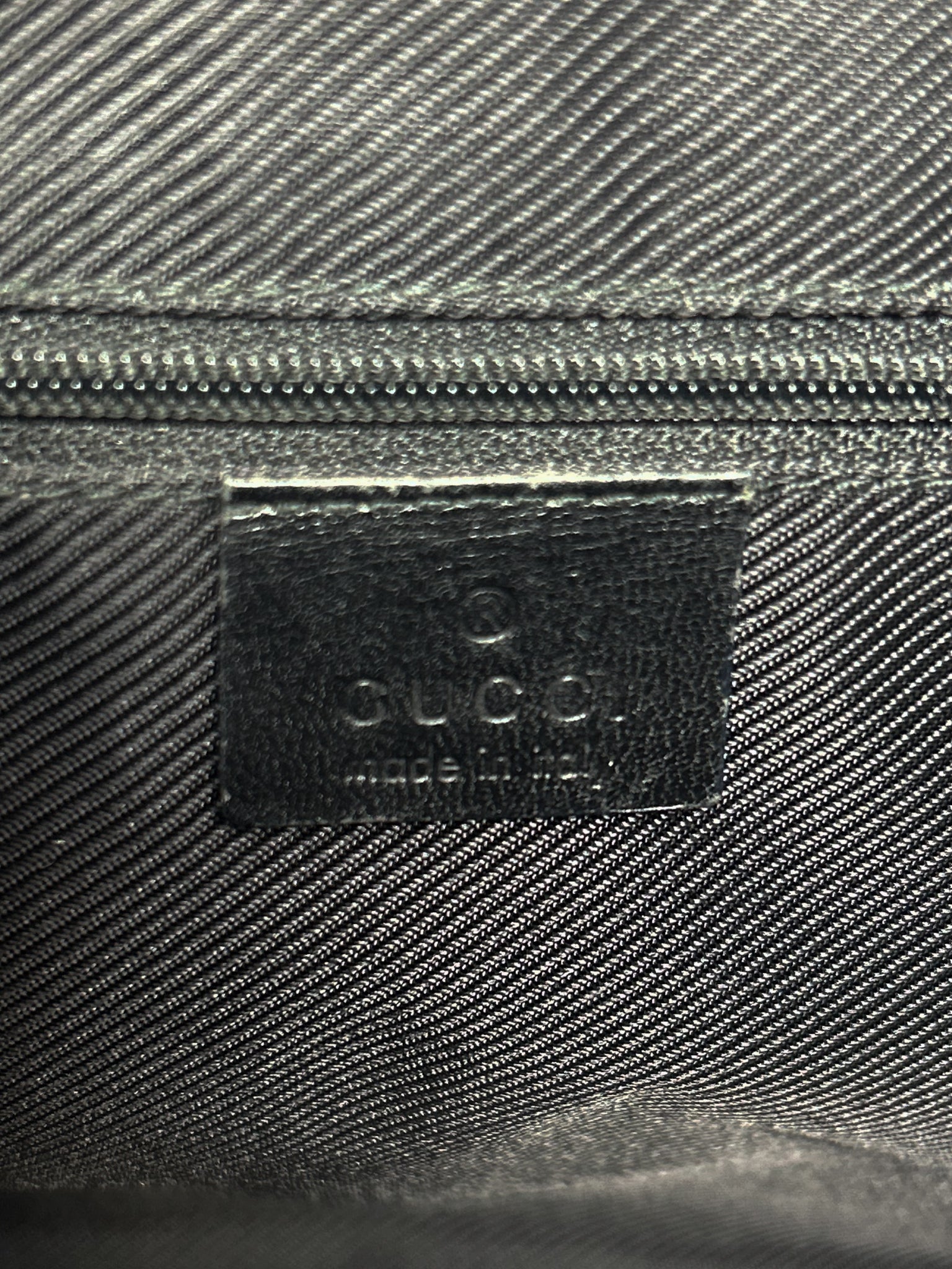Gucci Black GG Canvas Jackie Shoulder Bag