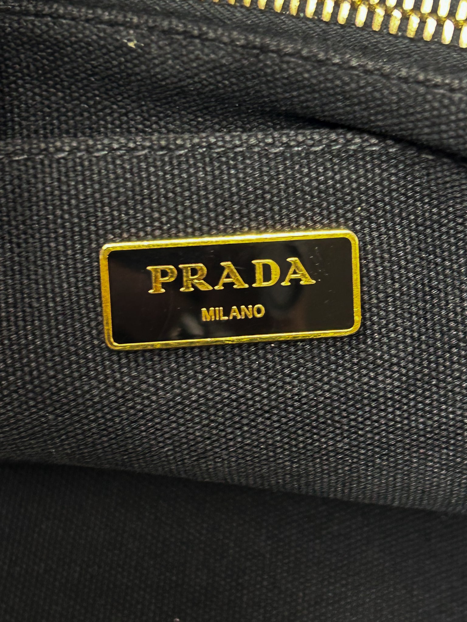 Prada Canapa Bijoux Canvas Studded Tote Bag