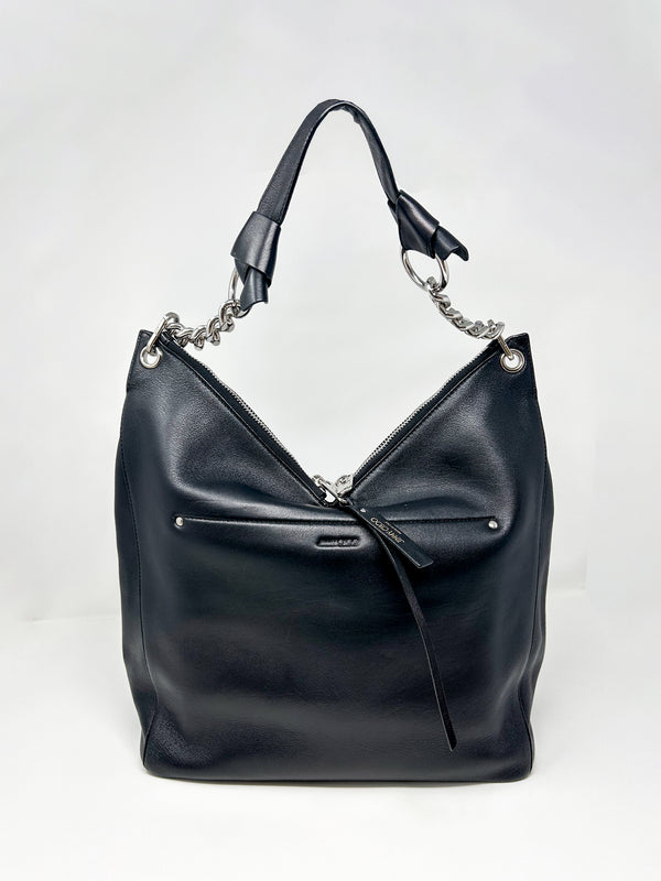 Jimmy Choo Raven Nappa Leather Hobo Bag