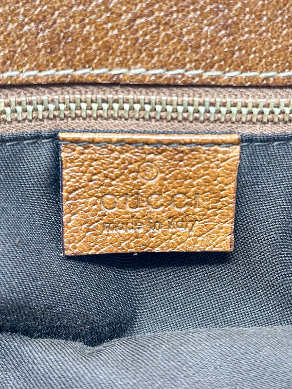 Gucci GG Canvas Bamboo Top Handle Tote Bag