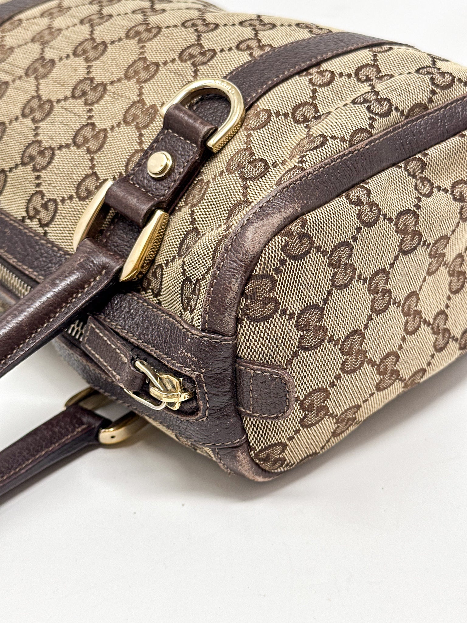 Gucci GG Canvas Abbey Boston Bag