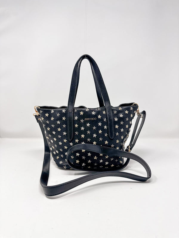 Jimmy Choo Mini Sara Star Studded Crossbody Bag
