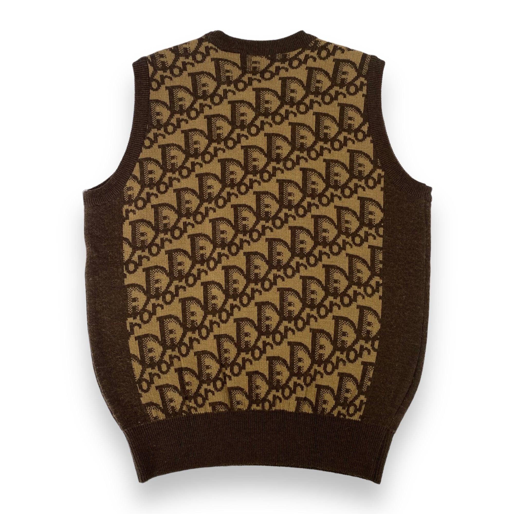 Christian Dior Monogram Knitted Sweater Vest