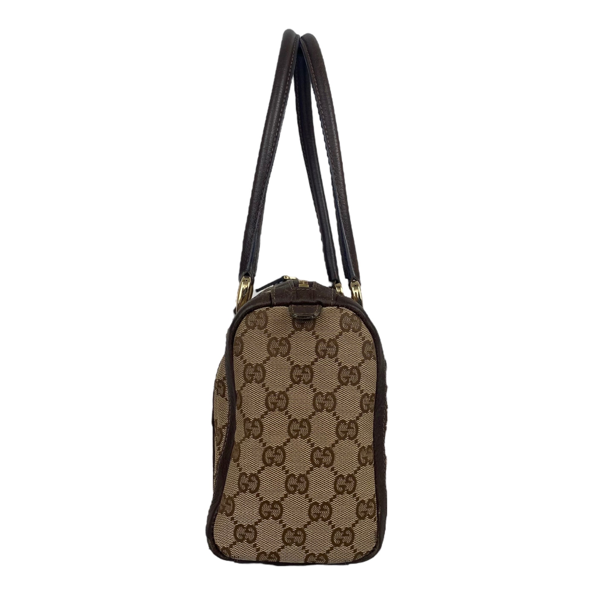 Gucci Monogram Abbey Boston D-Ring Tote