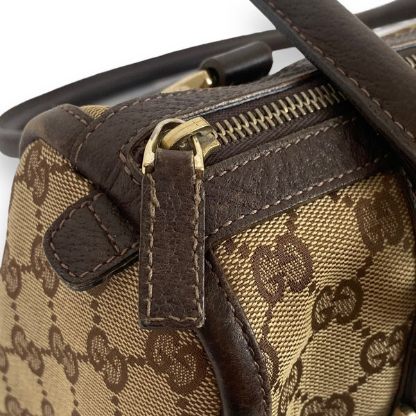 Gucci Monogram Abbey Boston D-Ring Tote