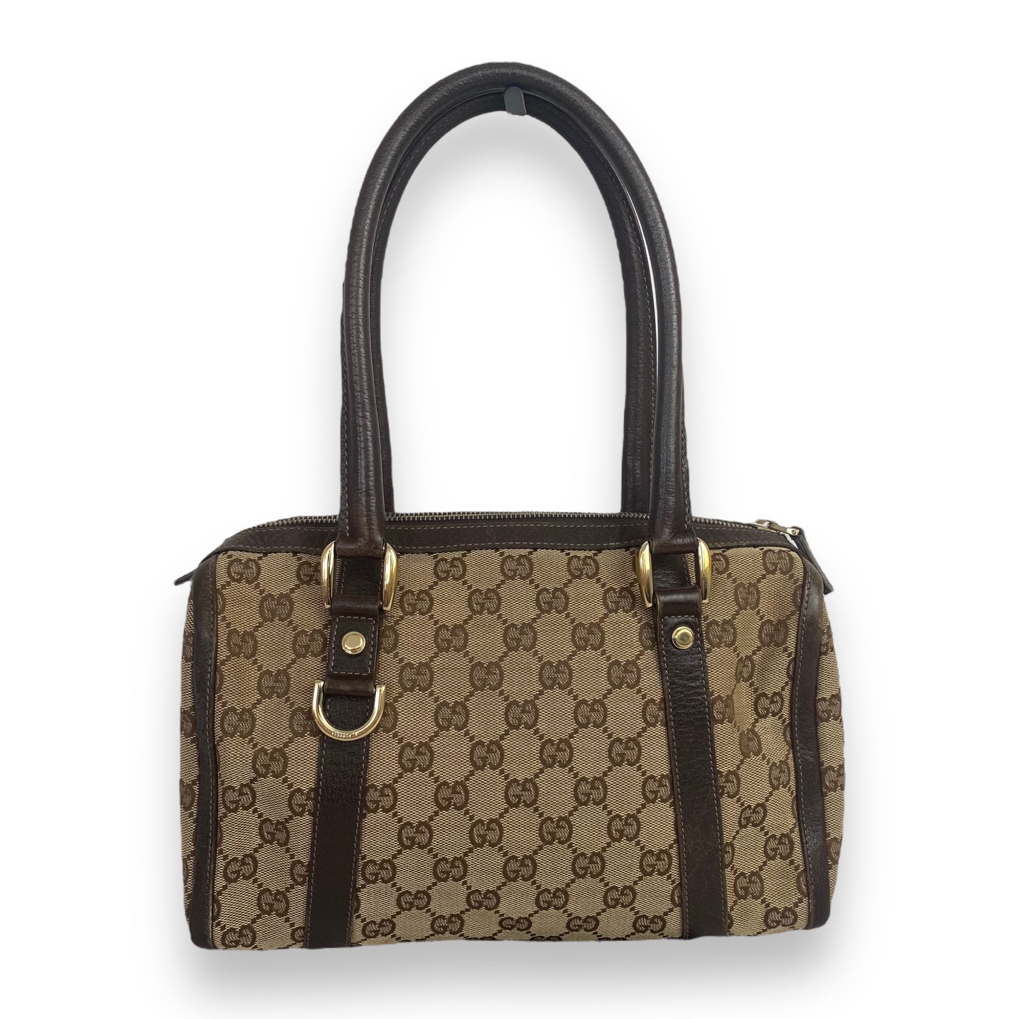 Gucci Monogram Abbey Boston D-Ring Tote