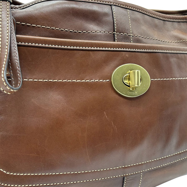 Coach Leather Hobo Bag
