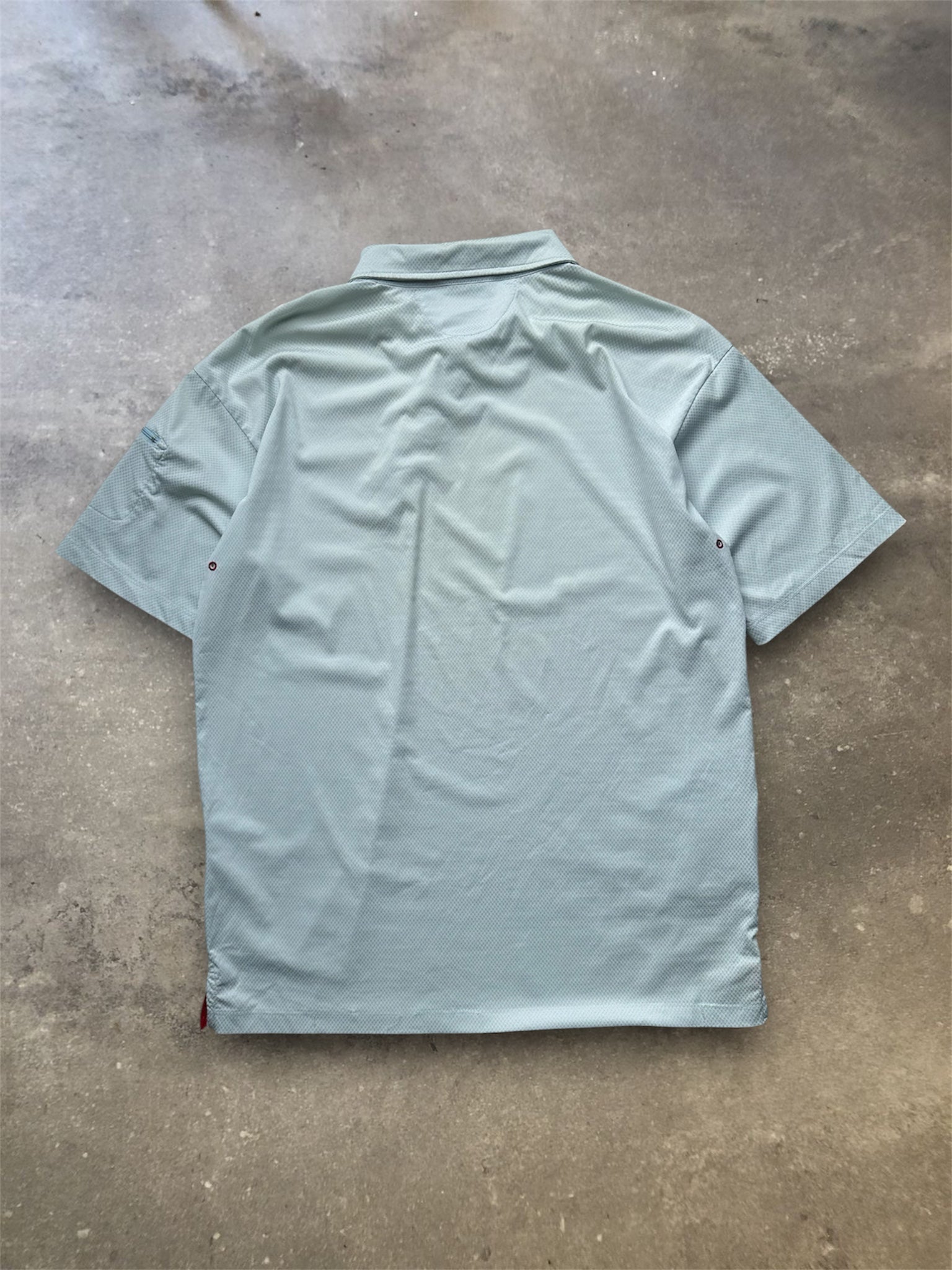 Prada Sport Light Blue Technical Polo Shirt