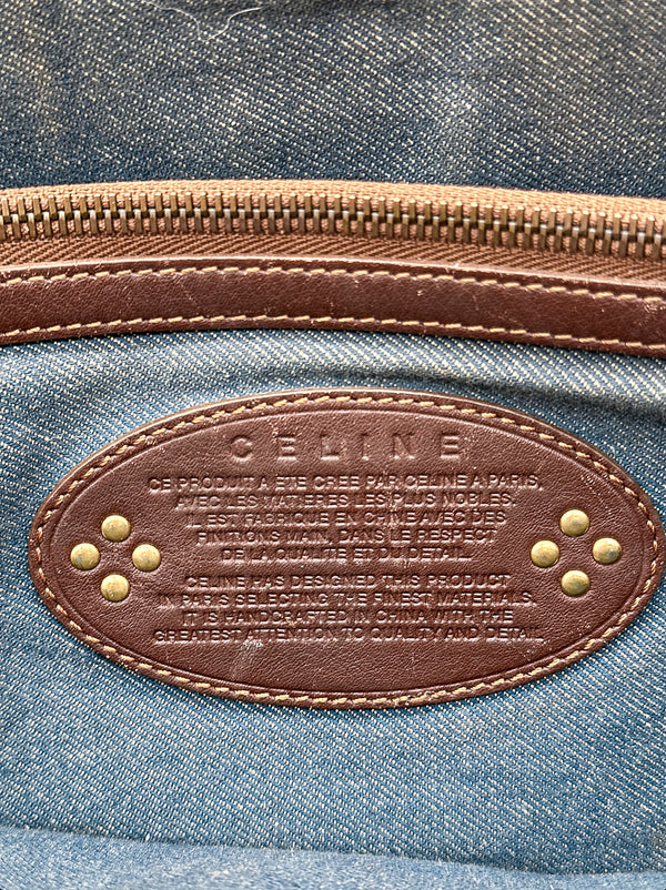 Celine Denim Boogie Tote Bag
